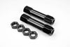 Proforged 105-10036 Tie Rod Sleeves, Aluminum, 5/8-18 Female Thread, 4.5-inch length, black anodized, sold as a set of (2) Tie Rod Sleeves and (4) Jam Nuts