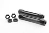 Proforged 105-10037 Tie Rod Sleeves, Aluminum, 5/8-18 Female Thread, 6-inch length, black anodized, sold as a set of (2) Tie Rod Sleeves and (4) Jam Nuts