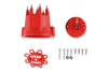 MSD 84335 Distributor Cap and Rotor Kit, for MSD HEI Pro-Billet Distributors, Red, Direct Replacement, includes part numbers 8433 & 8467