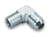 Earl’s 962204ERL AN to NPT 90 Degree Adapter Fitting, -4 AN Male to 1/8” NPT Male, steel, nickel plated, sold individually