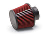 Edelbrock 43651 Pro-Flo Conical Air Filter, Red filter with black trim, 6” width x 6.5” length, 3" Inlet, washable and reusable